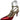 BRAZILIO VIV STUD HEEL - BRAZILIO - ankle strap, leather, Nude, RED, stiletto, womens footwear - Stomp Shoes Darwin