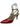 BRAZILIO VIV STUD HEEL - BRAZILIO - ankle strap, leather, Nude, RED, stiletto, womens footwear - Stomp Shoes Darwin