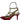 BRAZILIO VIV STUD HEEL - BRAZILIO - ankle strap, leather, Nude, RED, stiletto, womens footwear - Stomp Shoes Darwin