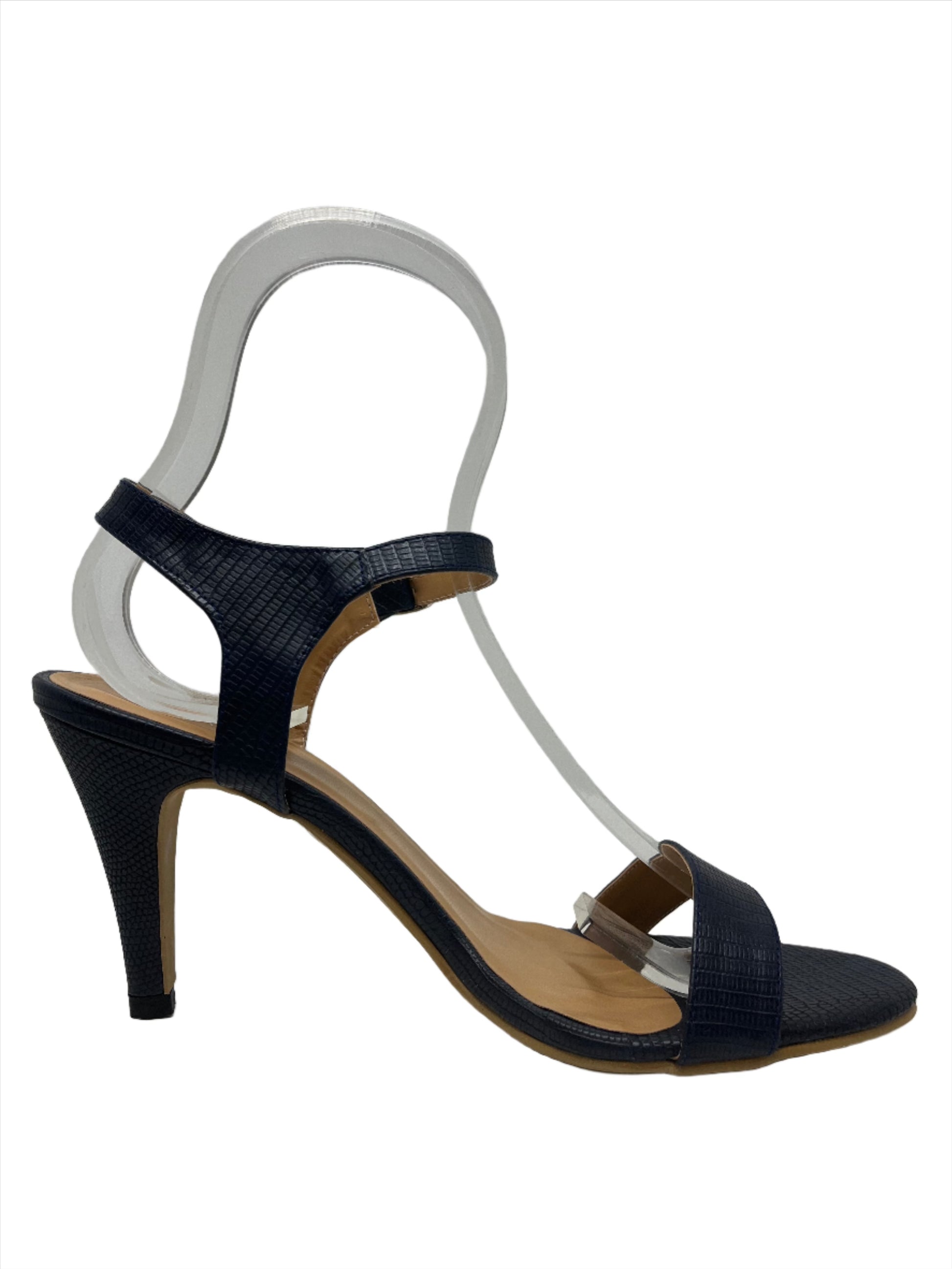 Misano Tribute Navy strappy heel - MISANO - sandal womens, womens footwear - Stomp Shoes Darwin