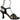 BRAZILIO TRIP STRAPPY HEEL - BRAZILIO - ankle strap, BLACK, leather, WHITE, wine glass, Wine Glass Heels, womens footwear - Stomp Shoes Darwin