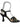 BRAZILIO TRIP STRAPPY HEEL - BRAZILIO - ankle strap, BLACK, leather, WHITE, wine glass, Wine Glass Heels, womens footwear - Stomp Shoes Darwin