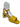 CHRISSIE DAWN BLOCK HEEL - CHRISSIE - block heel, canary, fuchsia, leather, on sale, womens footwear, YELLOW - Stomp Shoes Darwin