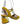 CHRISSIE DAWN BLOCK HEEL - CHRISSIE - block heel, canary, fuchsia, leather, on sale, womens footwear, YELLOW - Stomp Shoes Darwin