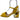 CHRISSIE DAWN BLOCK HEEL - CHRISSIE - block heel, canary, fuchsia, leather, on sale, womens footwear, YELLOW - Stomp Shoes Darwin