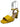 CHRISSIE DAWN BLOCK HEEL - CHRISSIE - block heel, canary, fuchsia, leather, on sale, womens footwear, YELLOW - Stomp Shoes Darwin