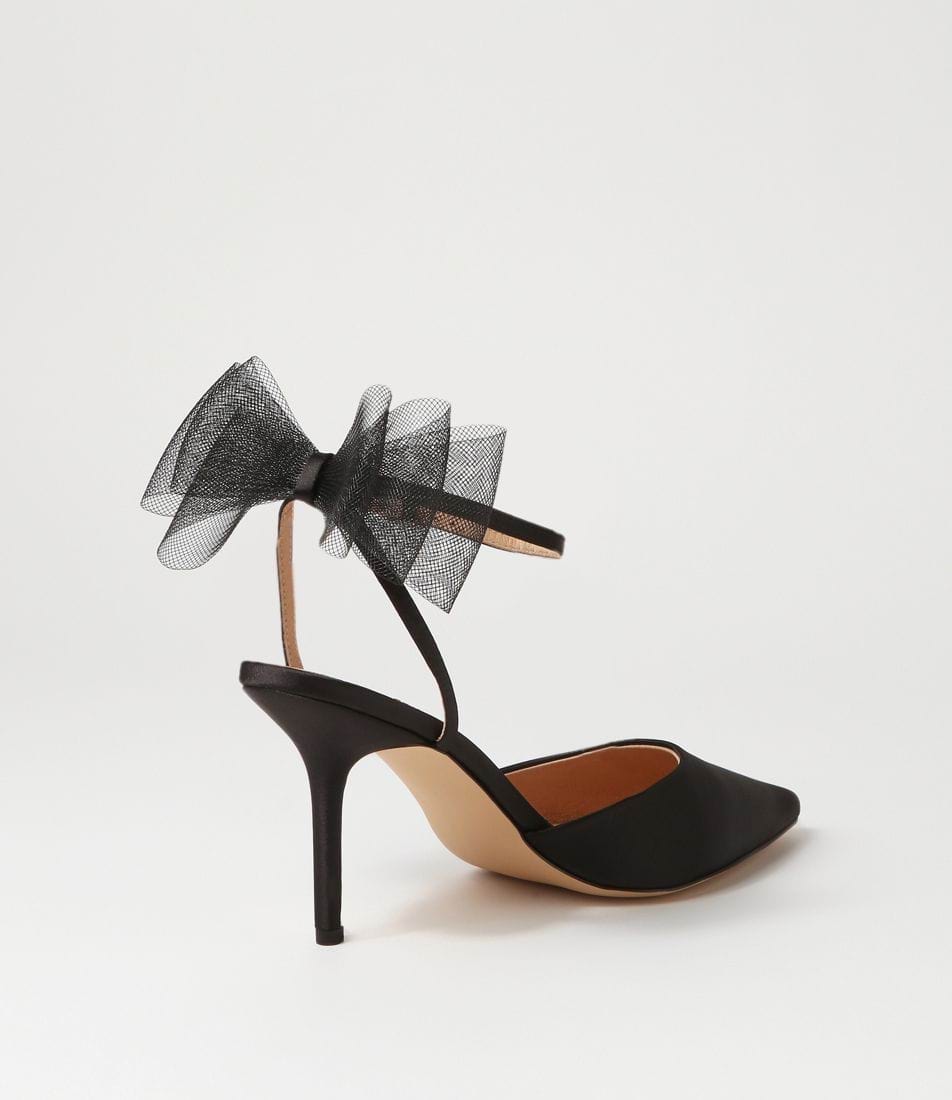 MYDAY SATIN POINT - MOLLINI - 36, 37, 38, 39, 40, 41, BF, BLACK, BLUSH, stiletto, stiletto heel, womens footwear - Stomp Shoes Darwin