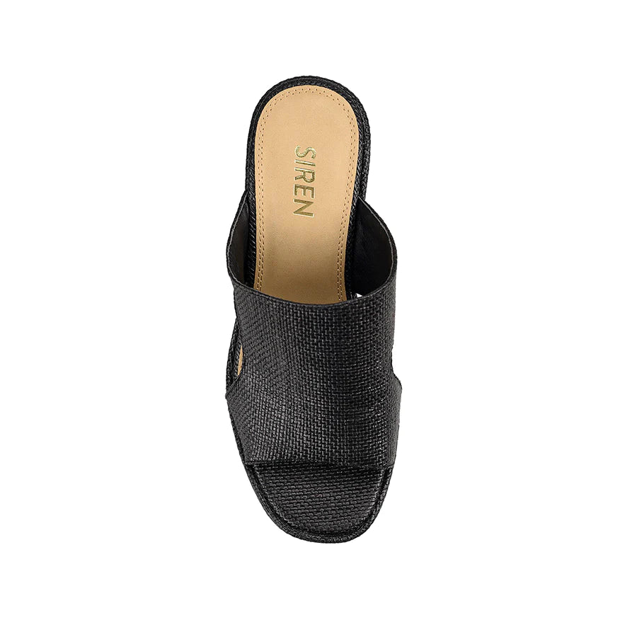 MILKY PLATFORM SANDALS - SIREN - 36, 37, 38, 39, 40, 41, BF, BLACK, natural, sandals, womens footwear - Stomp Shoes Darwin