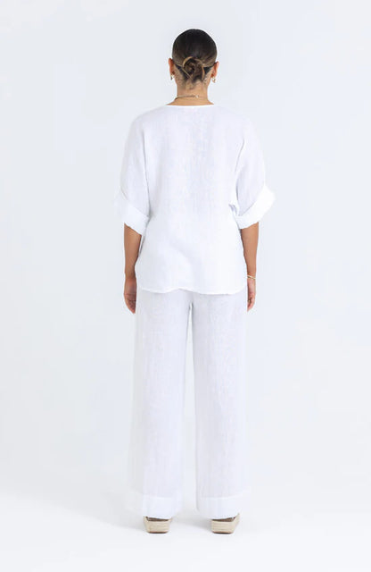 BOWIE LINEN PANT - AALIA - clothing - Stomp Shoes Darwin
