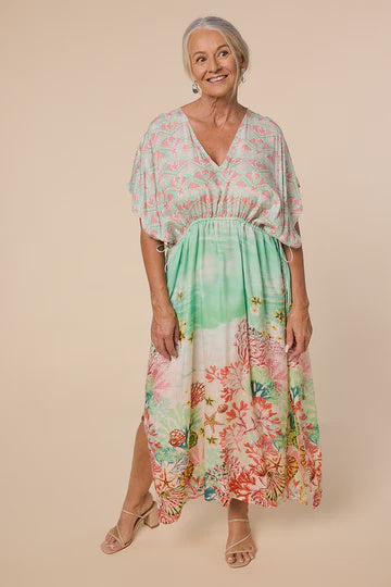 TASHA MAXI KAFTAN - ADRIFT - clothing - Stomp Shoes Darwin