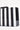 AVD1734 JONES STRIPED RESIN  CLUTCH ADORNE BLACK/WHITE CLUTCH 52765