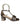 BRITT BLOCK HEEL NUDE FOOTWEAR PEWTER / 36 WOMENS FOOTWEAR 60235