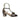 BRITT BLOCK HEEL NUDE FOOTWEAR PEWTER / 36 WOMENS FOOTWEAR 60235