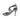 CARTER STRAPPY HEEL NUDE FOOTWEAR SILVER / 36 WOMENS FOOTWEAR 51563