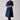 CFO8445 RHYTHM & BLUES DRESS FOIL INDIGO / 8 DRESSES 59045