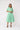 CFO8633 ON POINT DRESS FOIL MINT STRIPE NAVY / 8 DRESSES 61141