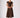CFO8683 ON THE FRINGE DRESS FOIL COCOA / 8 DRESSES 62767