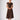 CFO8683 ON THE FRINGE DRESS FOIL COCOA / 8 DRESSES 62767