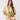 Foil Enchanting Top in Enchanted print, close-up front view