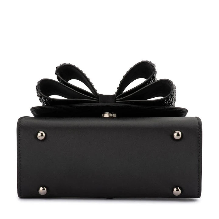 OB2150 CHIARA CRYSTAL BOW BAG - OLGA BERG - handbags - Stomp Shoes Darwin