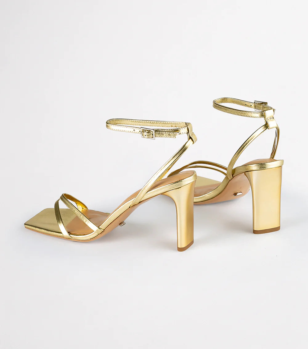 CORSO STRAPPY HEEL - TONY BIANCO - 10, 6, 7, 7.5, 8, 8.5, 9, BLACK, GOLD, stiletto, stiletto heel, STRAPPY HEEL, womens footwear - Stomp Shoes Darwin