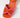 HILDI MULTI SANDAL DJANGO AND JULIETTE PINK/ORANGE WOMENS FOOTWEAR - toe detail