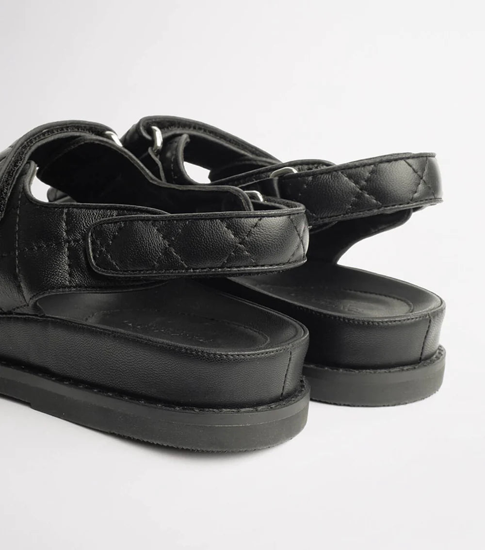 HIRANNI VELCRO STRAP SANDAL - TONY BIANCO - 36, 37, 38, 39, 40, 41, BLACK, honey, womens footwear - Stomp Shoes Darwin
