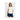 IBSA PLAIN  ROUND NECK T SHIRT IBISA WHITE / SMALL TOPS 57449