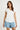 IBSA PLAIN T SHIRT V NECK IBISA WHITE / SMALL TOPS 57466