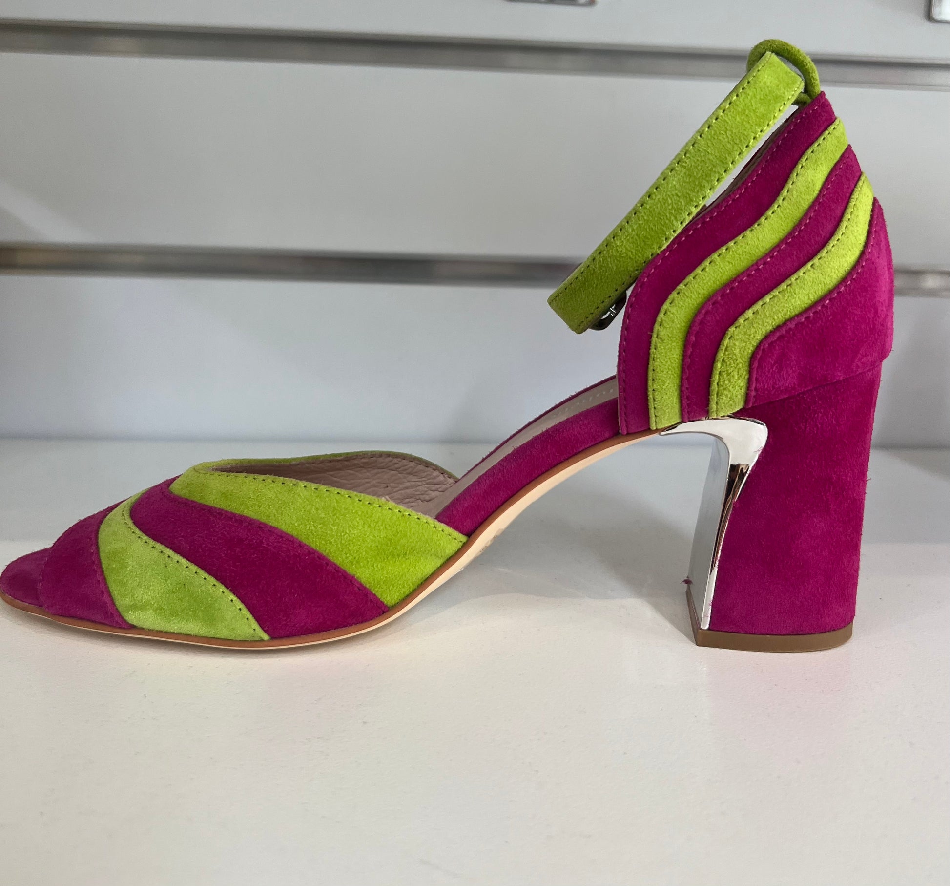 KAGE  SUEDE STRAPPY HEEL - DJANGO AND JULIETTE - womens footwear - Stomp Shoes Darwin