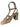 JAYDAL STRAPPY BLOCK HEEL NUDE FOOTWEAR WOMENS FOOTWEAR