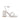 JAYDAL STRAPPY BLOCK HEEL NUDE FOOTWEAR WHITE / 36 WOMENS FOOTWEAR 58694