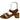 LEANNE LOW BLOCK HEEL LUXDIVE TAN MULTI / 36 WOMENS FOOTWEAR 54991