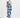LUCA WRAP MIDI BLUE FLORAL PASDUCHAS