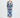 LUCA WRAP MIDI BLUE FLORAL PASDUCHAS