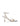 MAHALIA STRAPPY HEELS SIREN SILVER / 36 WOMENS FOOTWEAR 61436