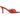 MARGOT POINT TOE MULES SIREN RED LEATHER / 36 WOMENS FOOTWEAR 61428