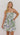 MG2503477 VEDA SHIRRED MINI DRESS MINK PINK FLORAL / XS DRESSES 54820