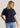 MIRA CROCHET TEE SASS CLOTHING NAVY / 6 TOPS 57749