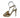 MULAN STRAPPY HEEL BRAZILIO WOMENS FOOTWEAR
