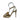 MULAN STRAPPY HEEL BRAZILIO WOMENS FOOTWEAR