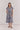 NAZALIA  FLORAL TIE WAIST DRESS SASS CLOTHING VIOLET FLORAL BLUE / 6 DRESSES 60670