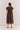 NAZALIA TIE WAIST DRESS CHOC BROWN SASS CLOTHING DRESSES