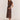 NAZALIA TIE WAIST DRESS CHOC BROWN SASS CLOTHING DRESSES