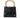 OB1672 CAYLEE wood bead handle bag OLGA BERG black CLUTCH 16173