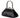 OB2220 TORI SEQUIN TOP HANDLE OLGA BERG BLACK CLUTCH 62359