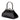 OB2220 TORI SEQUIN TOP HANDLE OLGA BERG BLACK CLUTCH 62359