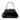 OB2220 TORI SEQUIN TOP HANDLE OLGA BERG BLACK CLUTCH 62359