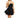 OB2230 FLORA APPLIQUE TOP HANDLE OLGA BERG BLACK CLUTCH 62372