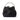 OB2230 FLORA APPLIQUE TOP HANDLE OLGA BERG BLACK CLUTCH 62372